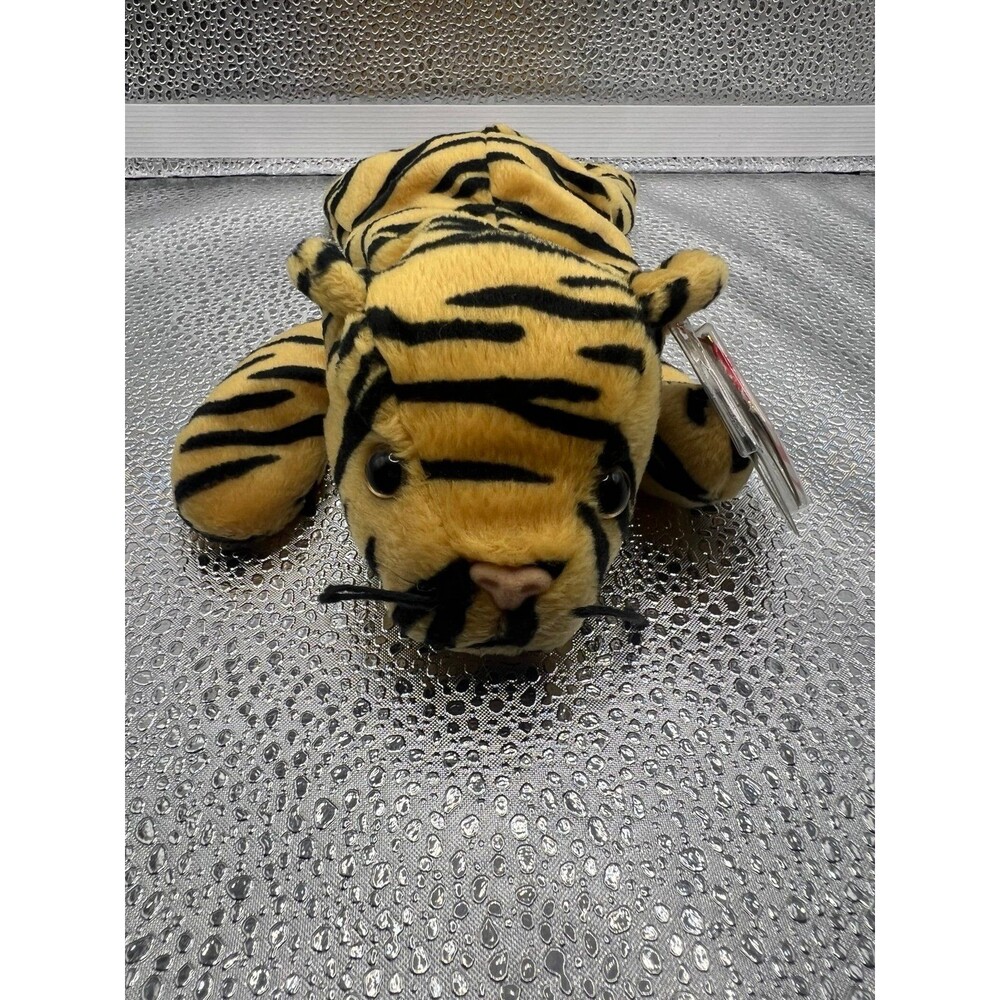 Ty Beanie Baby "Stripes" the Tiger (1995) with Rare Tag Errors ā Authentic Colle